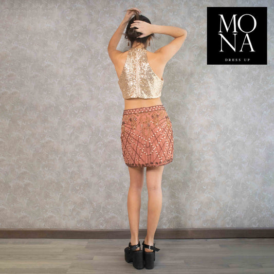 FALDA CORTA EUGENIA NARANJO