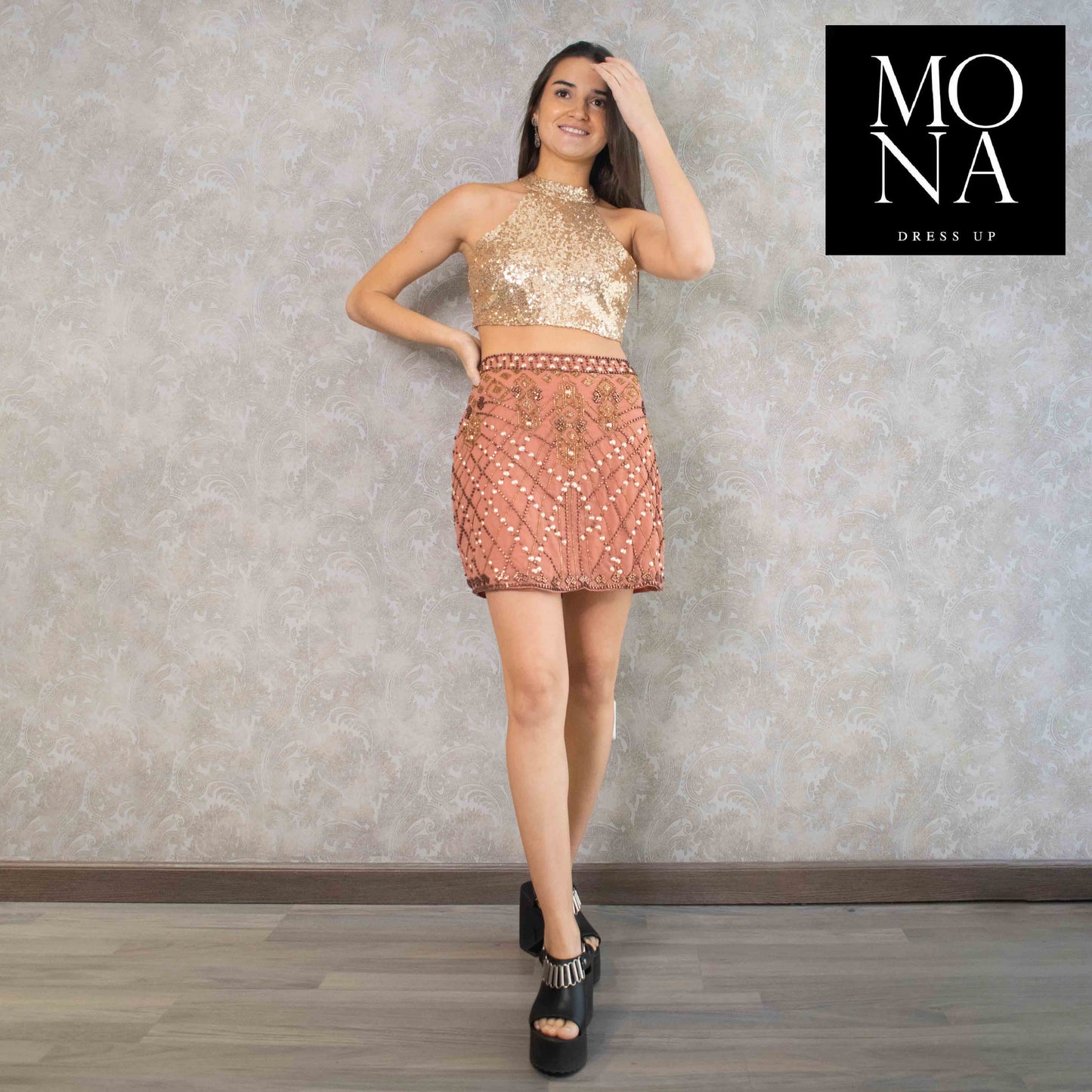 FALDA CORTA EUGENIA NARANJO