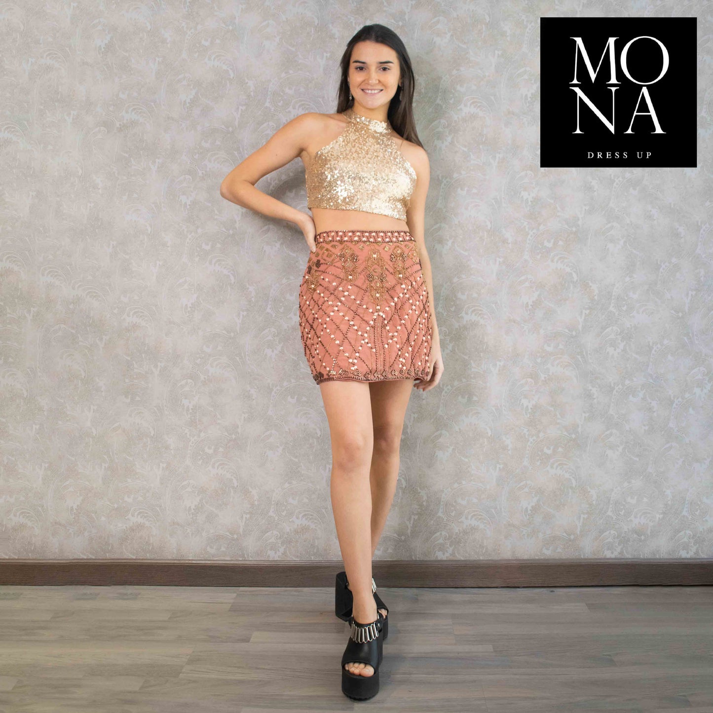 FALDA CORTA EUGENIA NARANJO