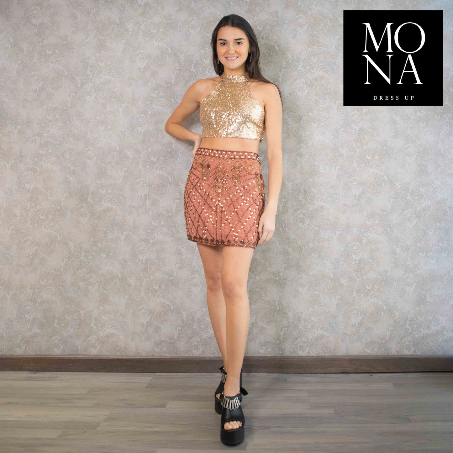 FALDA CORTA EUGENIA NARANJO