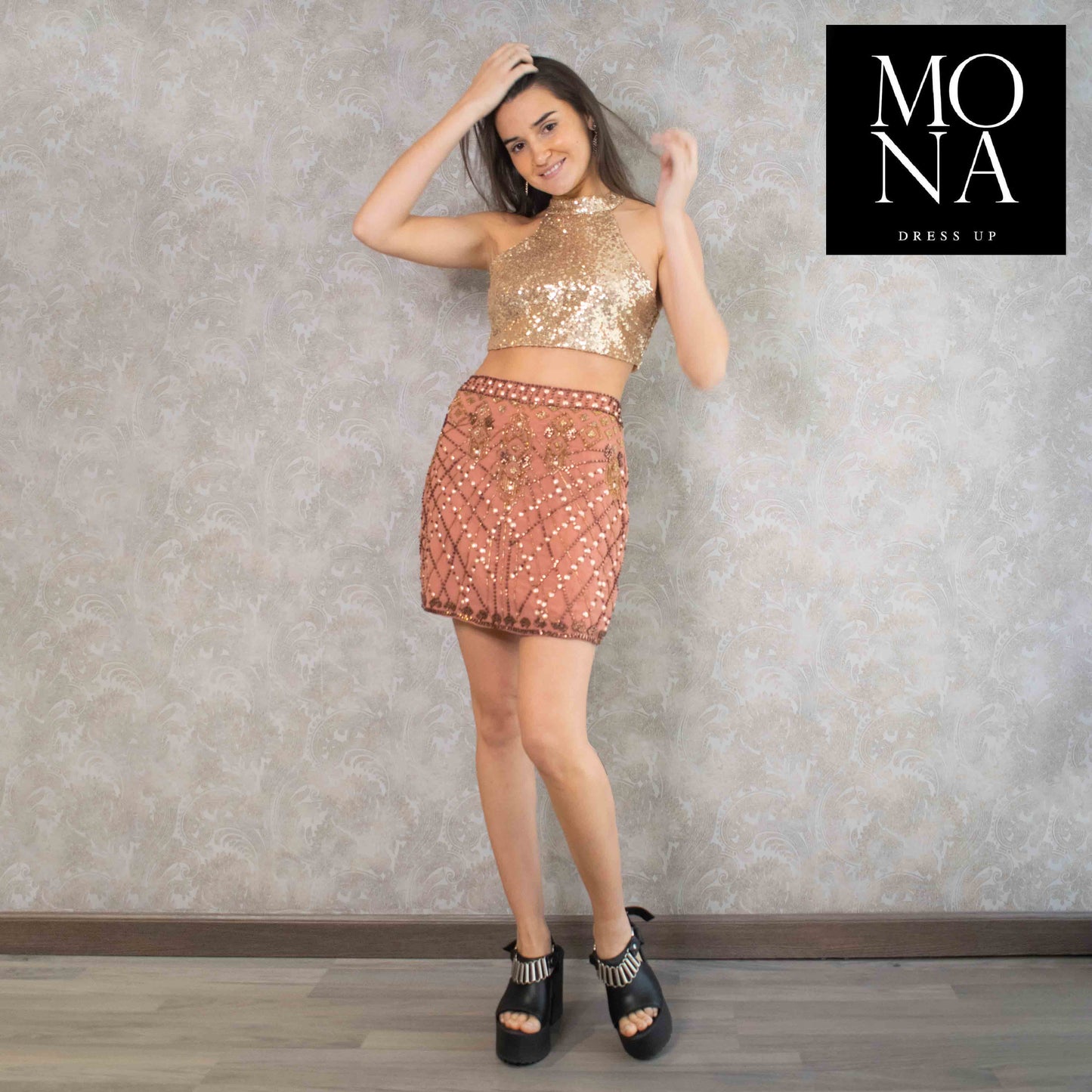 FALDA CORTA EUGENIA NARANJO