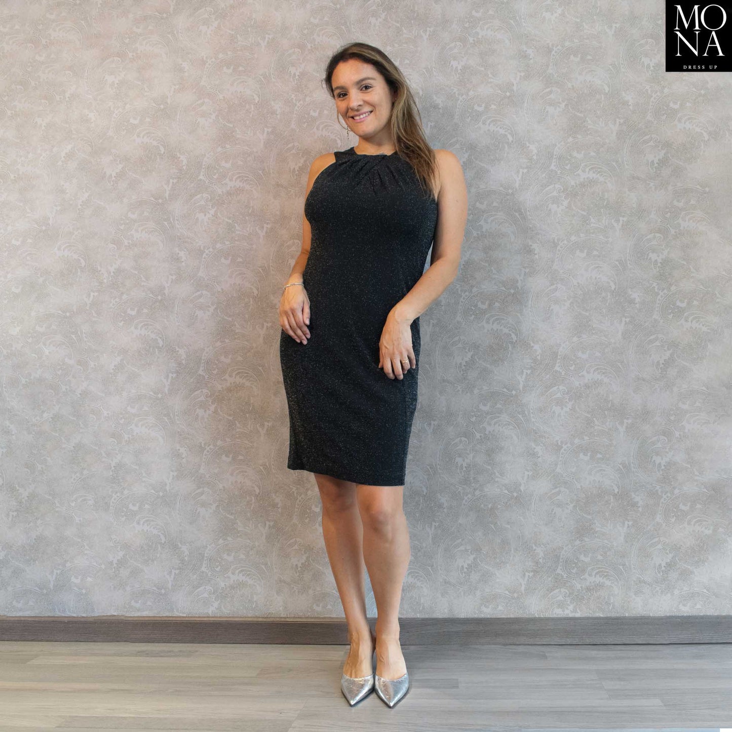 VESTIDO CORTO ELIANA NEGRO