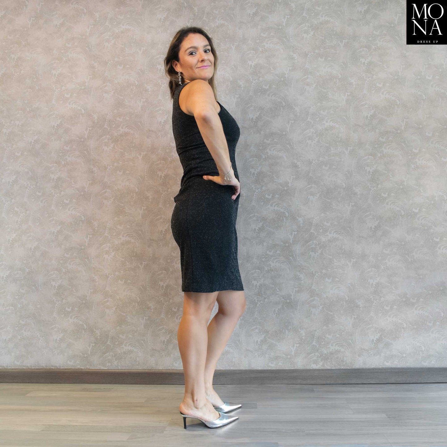VESTIDO CORTO ELIANA NEGRO