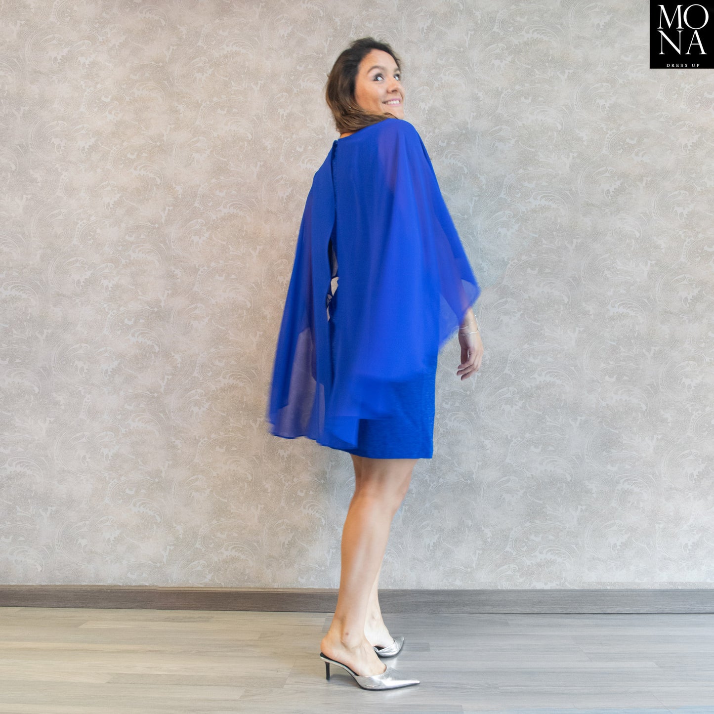 VESTIDO CORTO CEREN AZUL