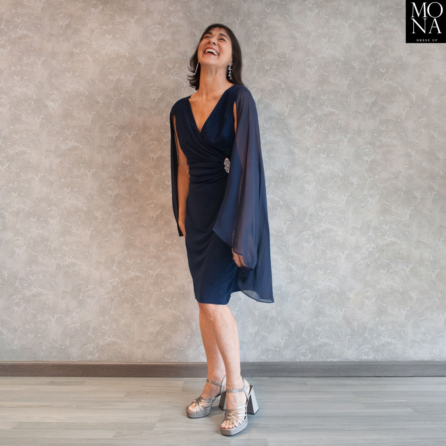 VESTIDO CORTO CATALINA AZUL