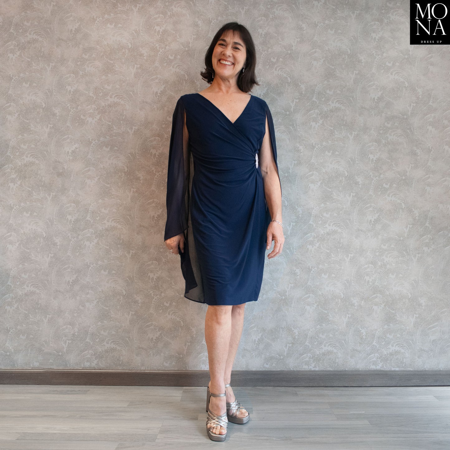 VESTIDO CORTO CATALINA AZUL