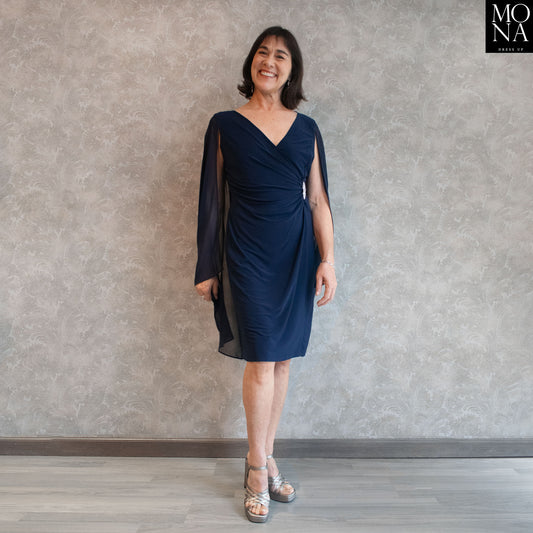 VESTIDO CORTO CATALINA AZUL