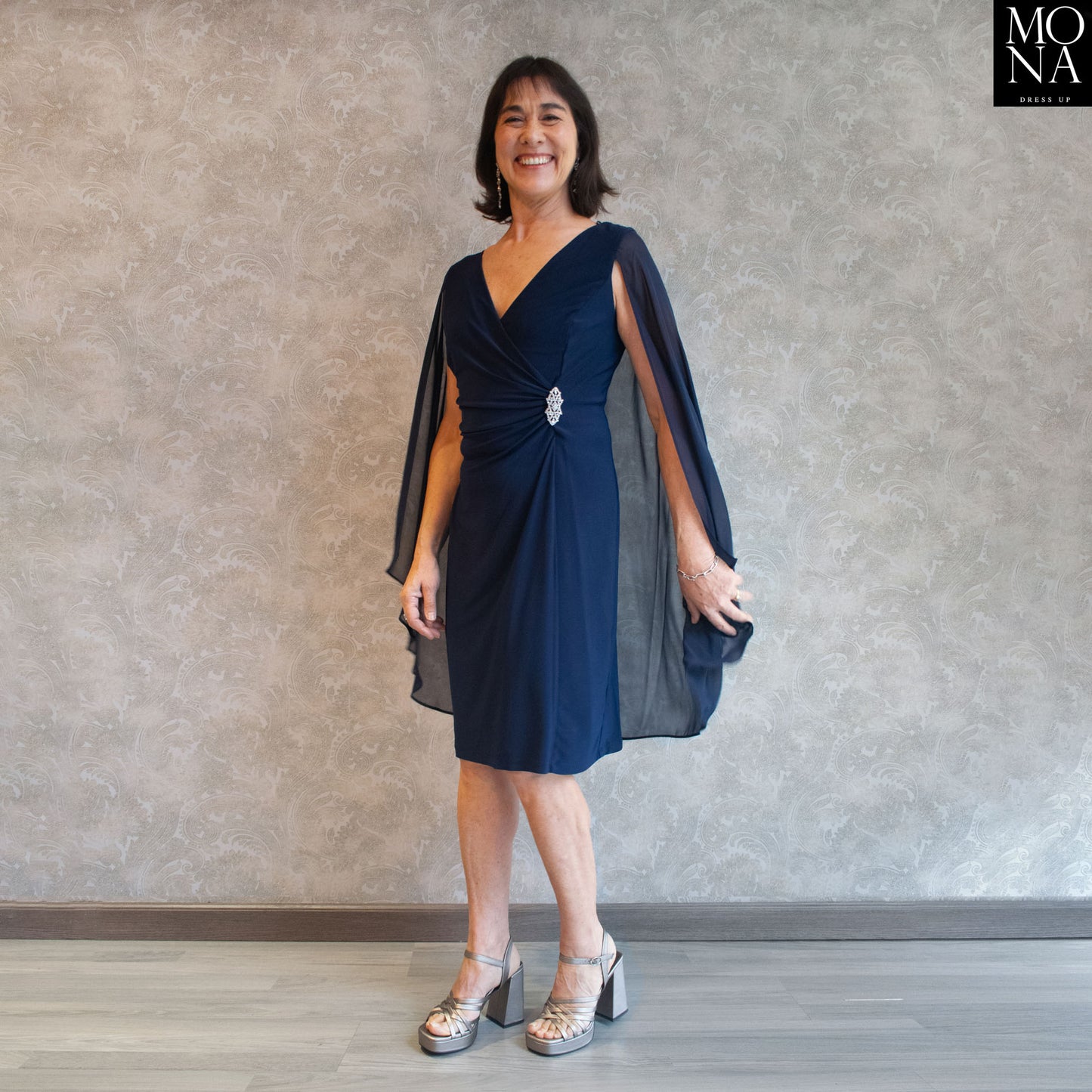 VESTIDO CORTO CATALINA AZUL