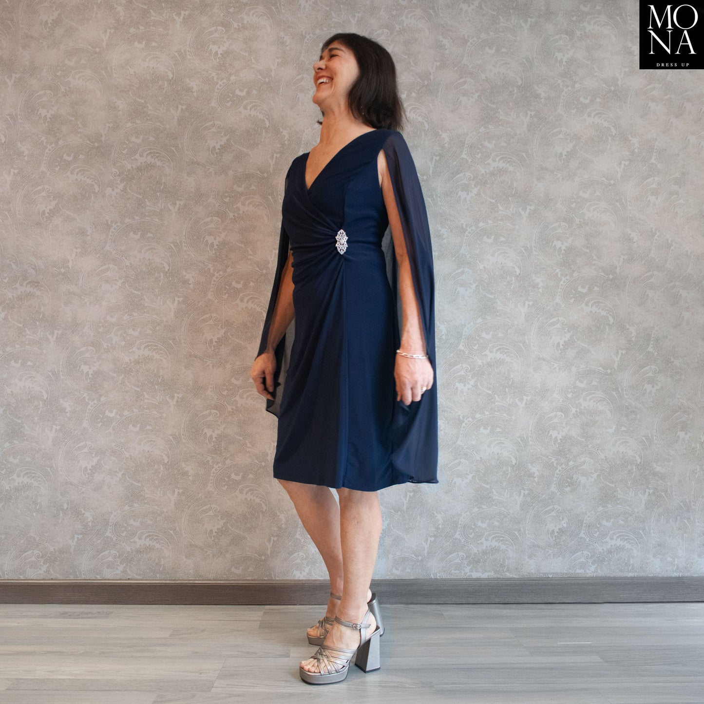 VESTIDO CORTO CATALINA AZUL