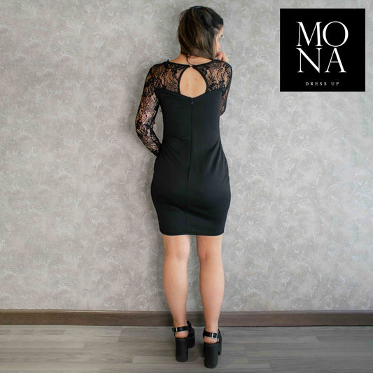VESTIDO CORTO MARILI NEGRO