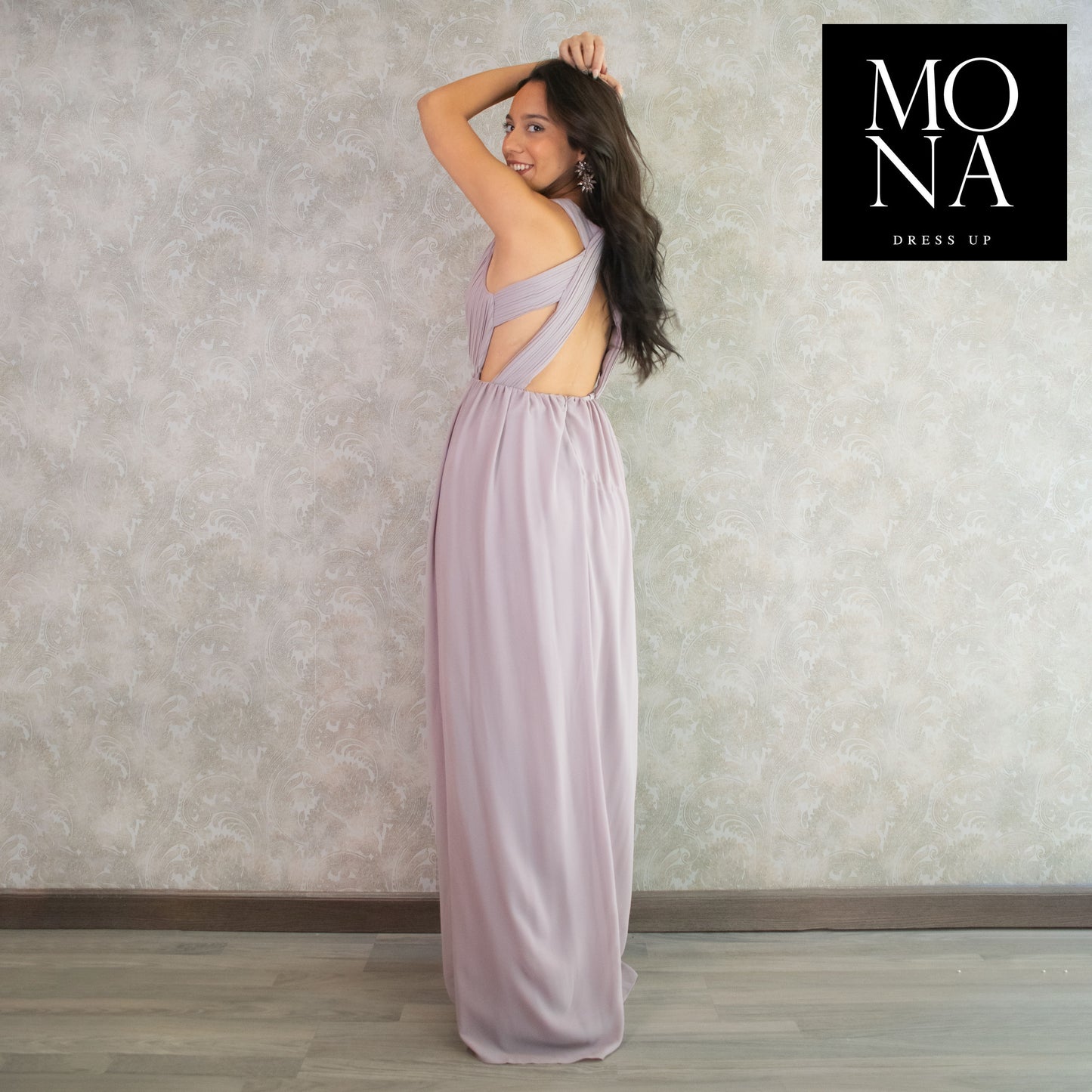 VESTIDO LARGO GLORIA LILA