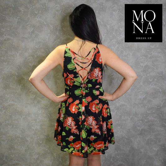 VESTIDO CORTO MARCELINA MULTICOLOR