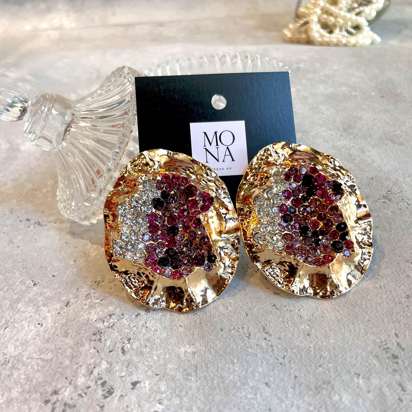 AROS DOMINGA DORADO/FUCSIA