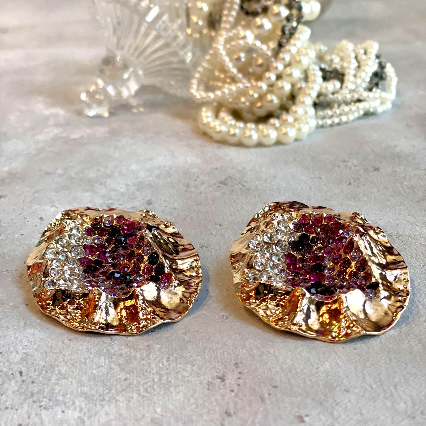 AROS DOMINGA DORADO/FUCSIA