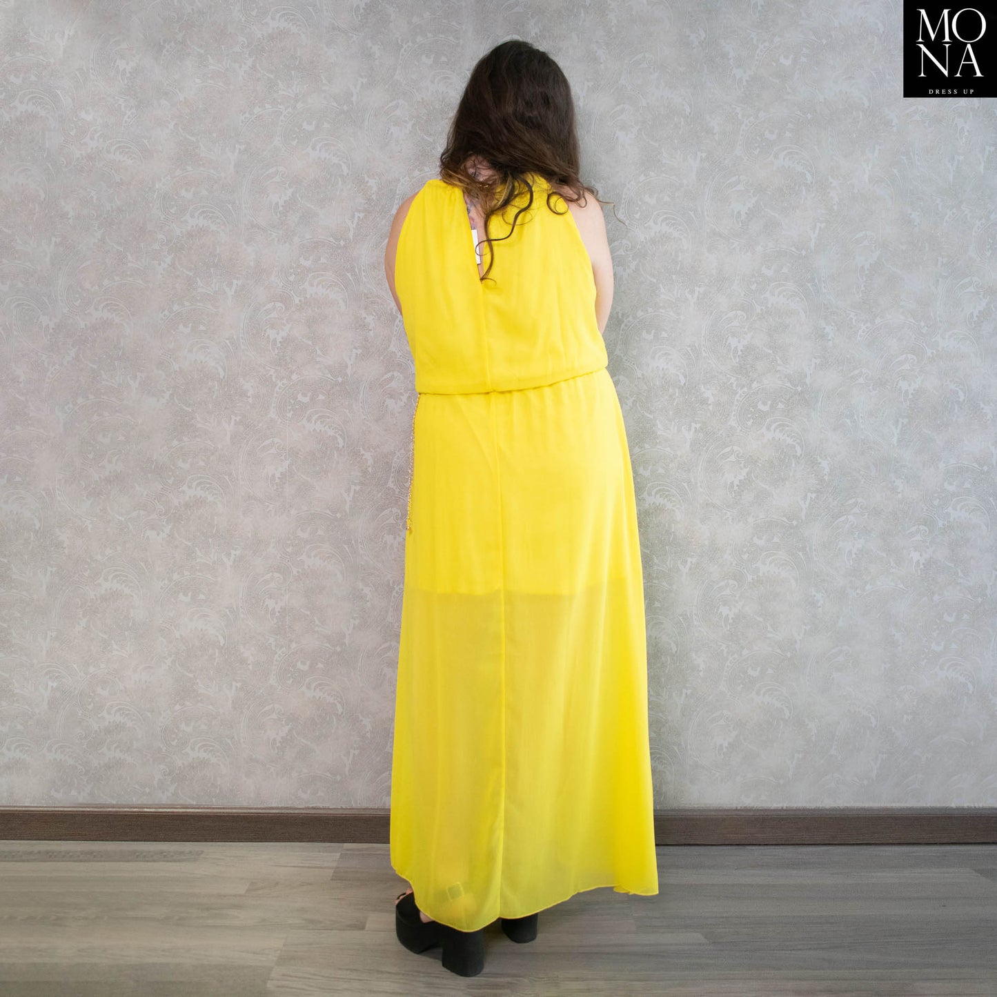 VESTIDO LARGO CLOE AMARILLO