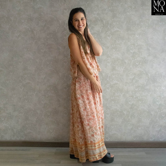 VESTIDO LARGO GIULIA MULTICOLOR