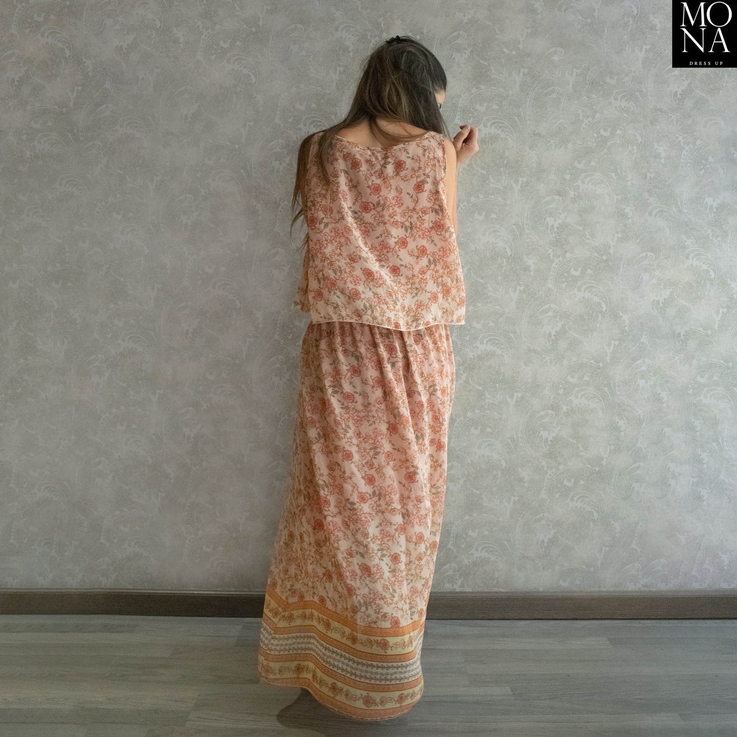 VESTIDO LARGO GIULIA MULTICOLOR