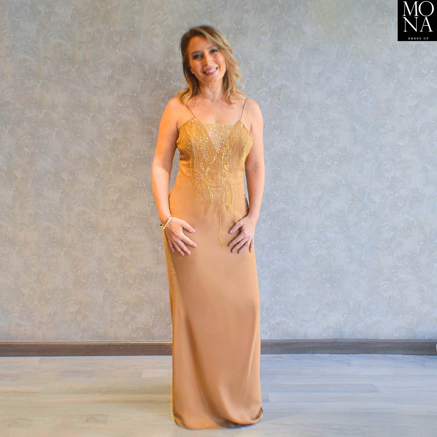 VESTIDO LARGO GENOVEVA ARENA