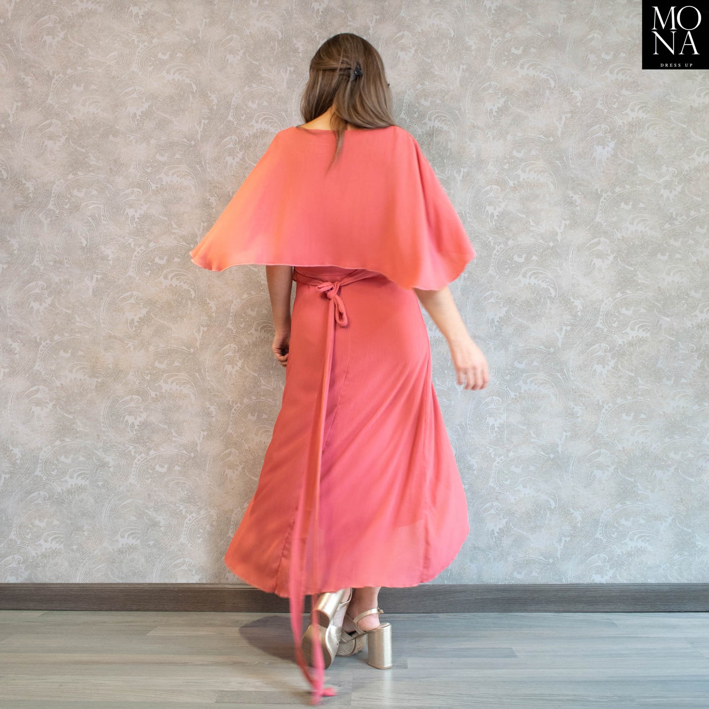 VESTIDO MIDI GIORGIA SALMÓN