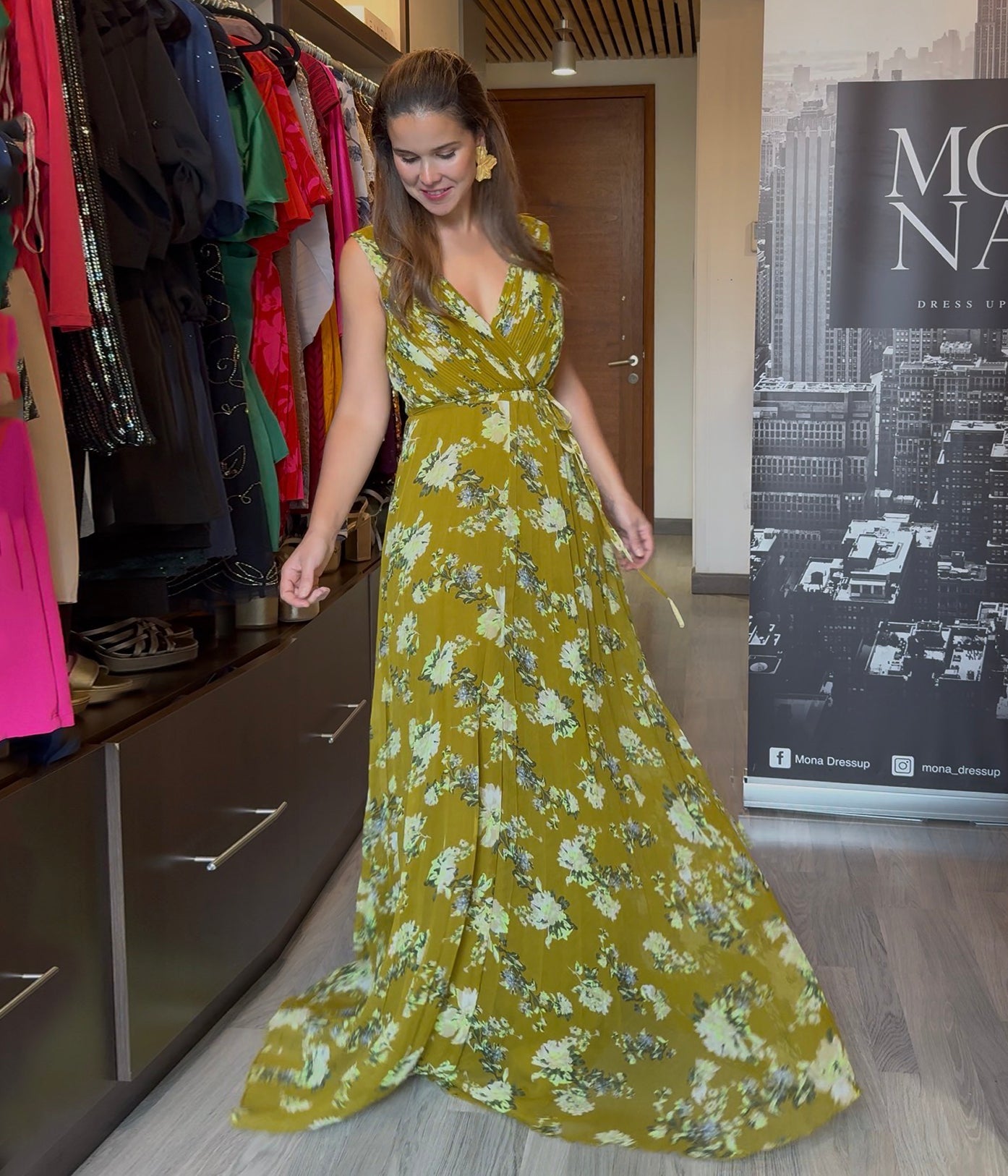 VESTIDO LARGO IVANA VERDE
