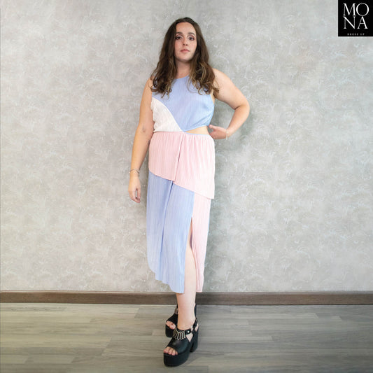 VESTIDO LARGO MIA MULTICOLOR