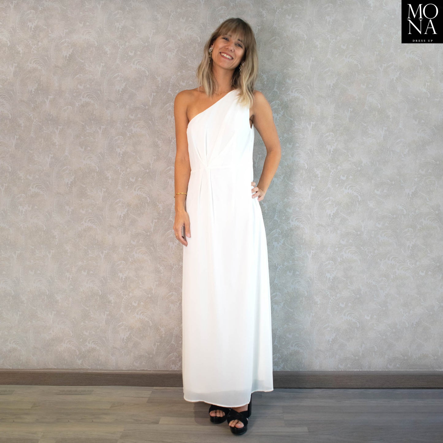 VESTIDO LARGO LUCIA BLANCO