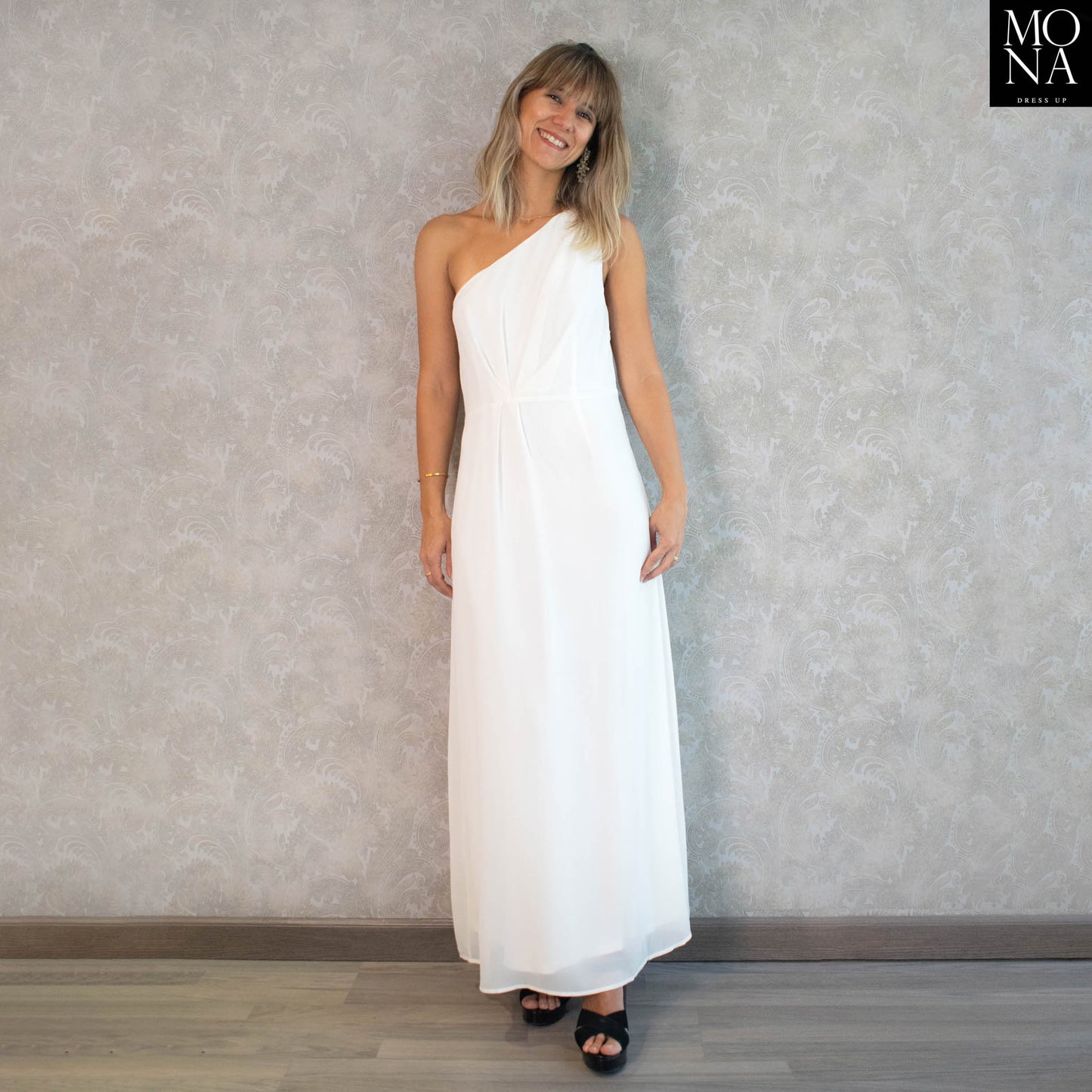 VESTIDO LARGO LUCIA BLANCO