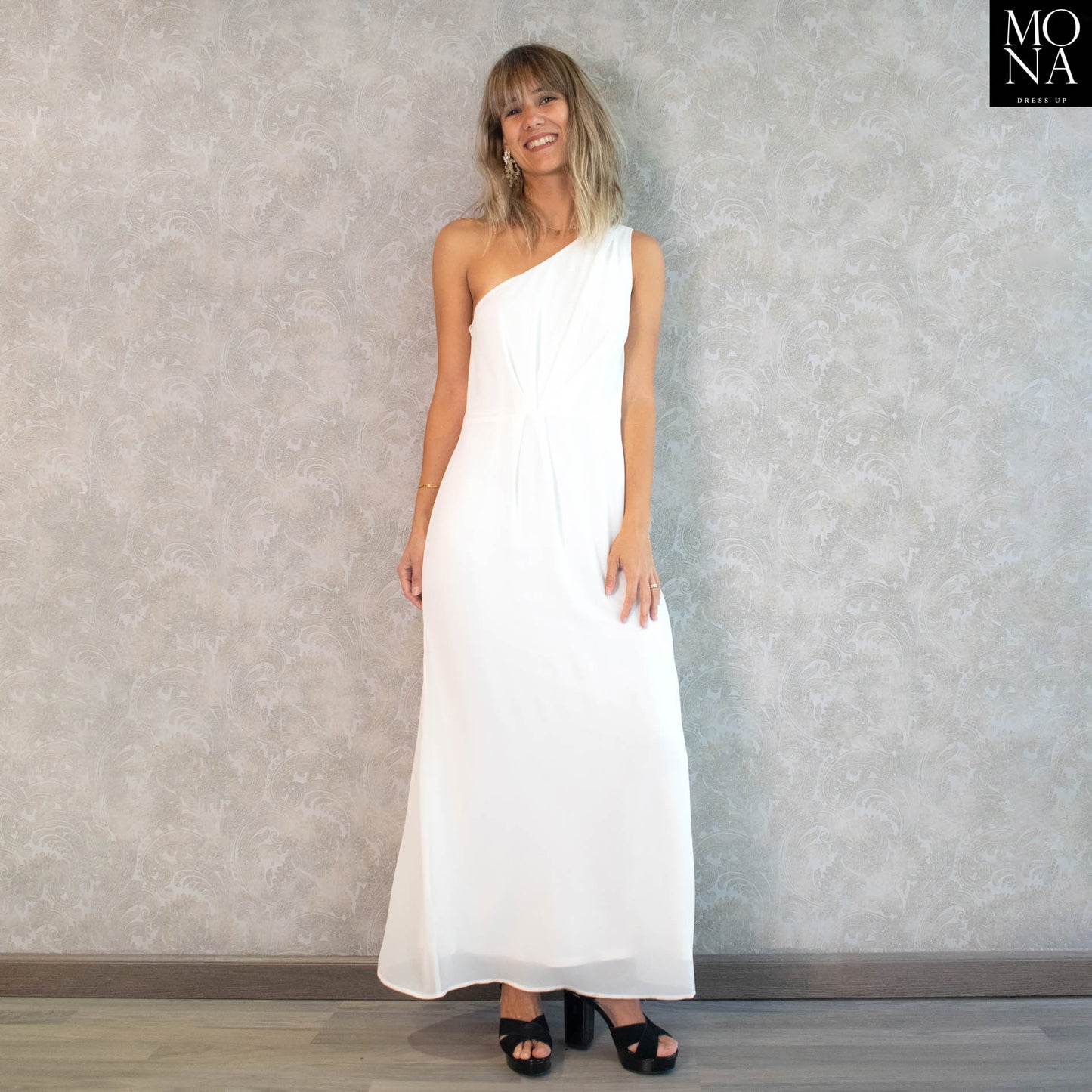VESTIDO LARGO LUCIA BLANCO
