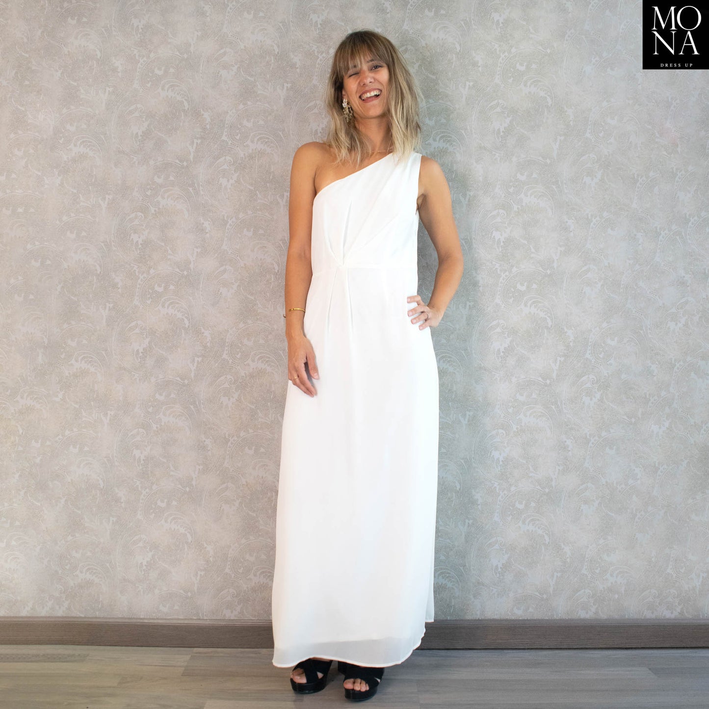 VESTIDO LARGO LUCIA BLANCO