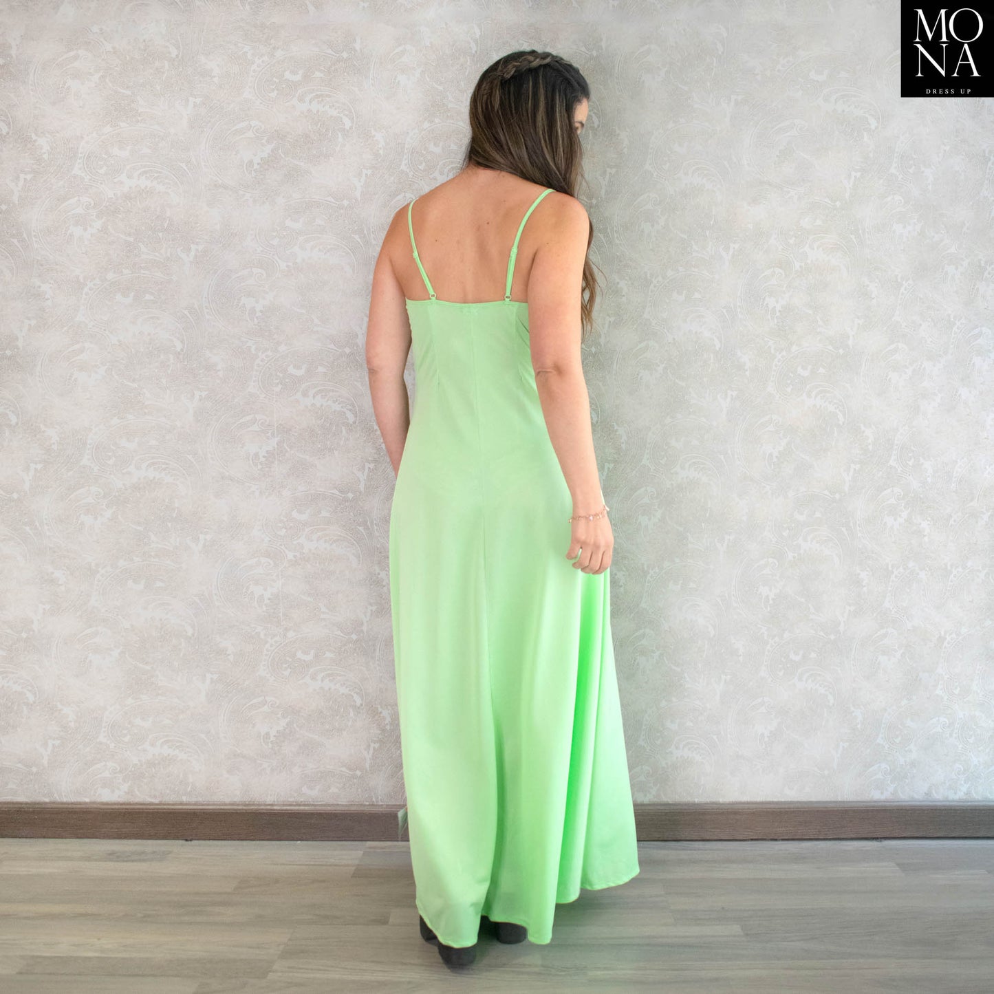VESTIDO LARGO ALESSIA MENTA