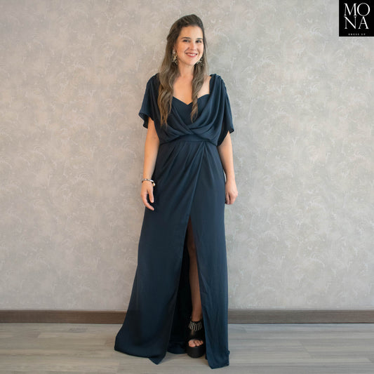 VESTIDO LARGO SOL AZUL