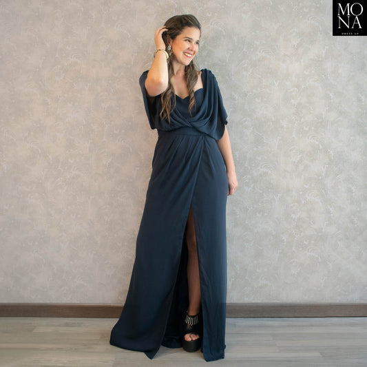 VESTIDO LARGO SOL AZUL