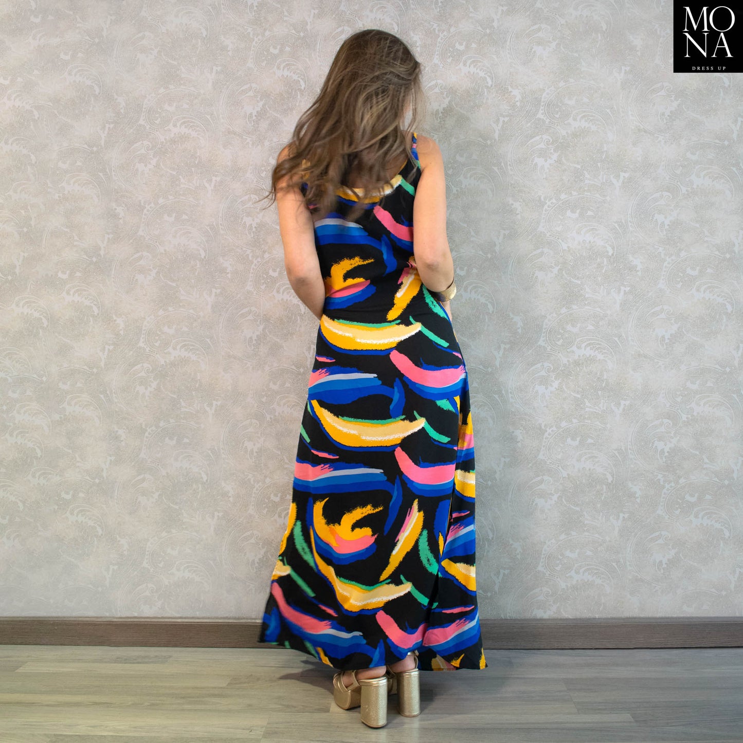 VESTIDO LARGO GIGI MULTICOLOR