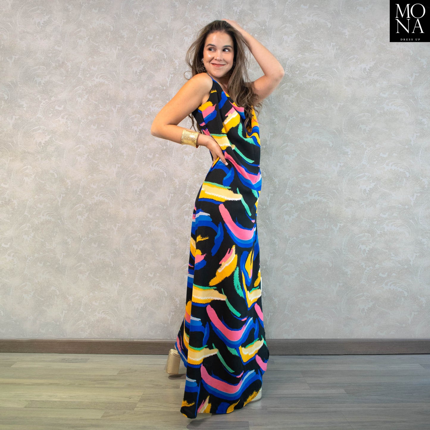 VESTIDO LARGO GIGI MULTICOLOR