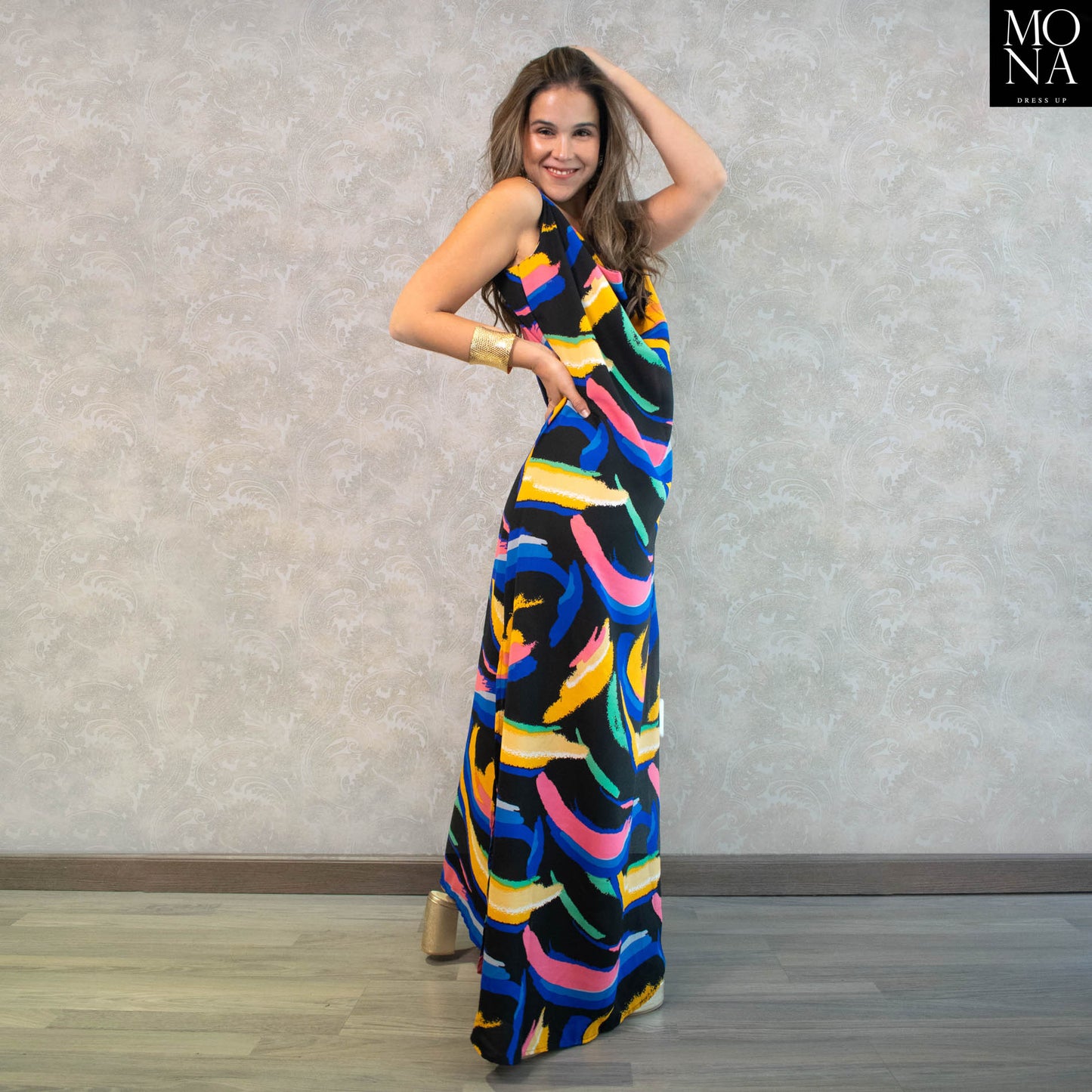 VESTIDO LARGO GIGI MULTICOLOR