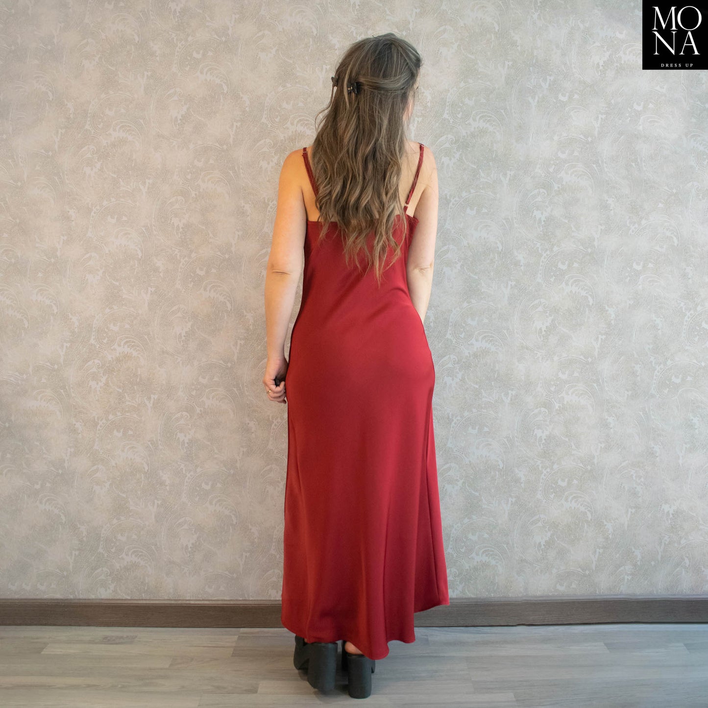 VESTIDO LARGO REGINA BURDEO