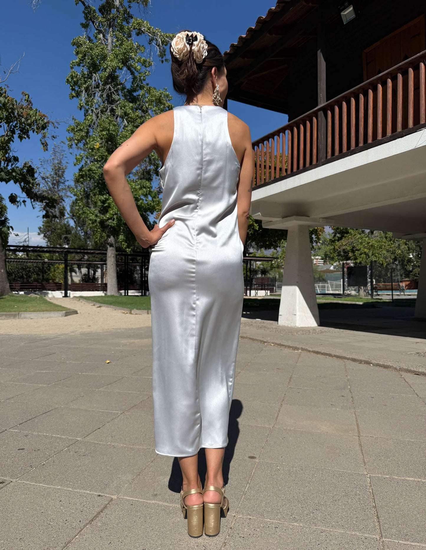 VESTIDO LARGO ELOISA PERLA