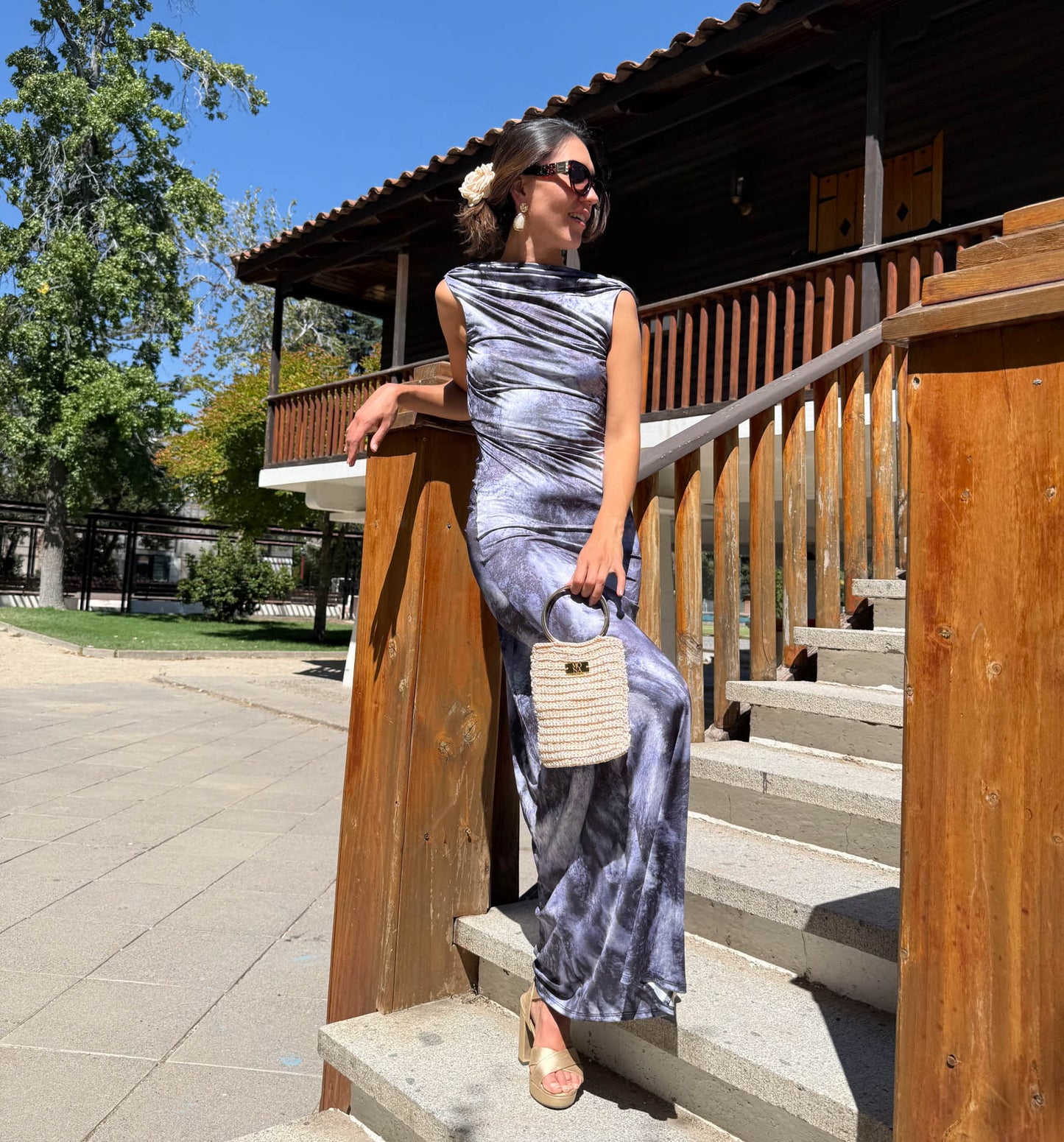 VESTIDO LARGO IGNACIA MORADO