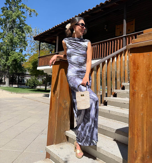 VESTIDO LARGO IGNACIA MORADO