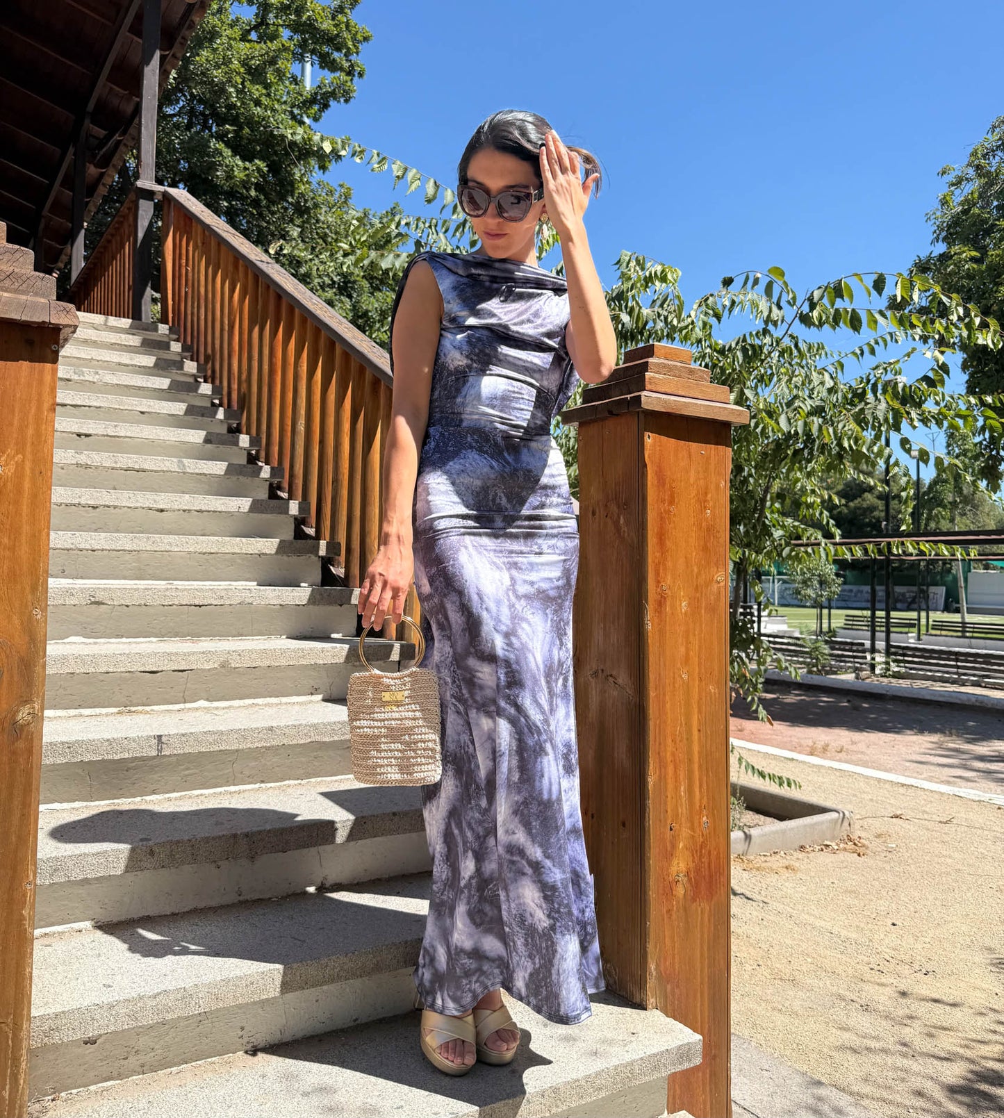 VESTIDO LARGO IGNACIA MORADO
