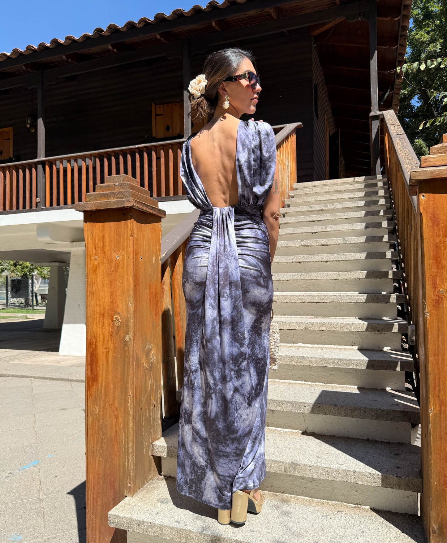 VESTIDO LARGO IGNACIA MORADO