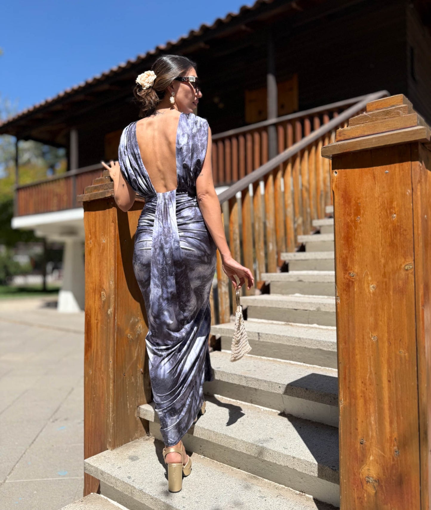 VESTIDO LARGO IGNACIA MORADO