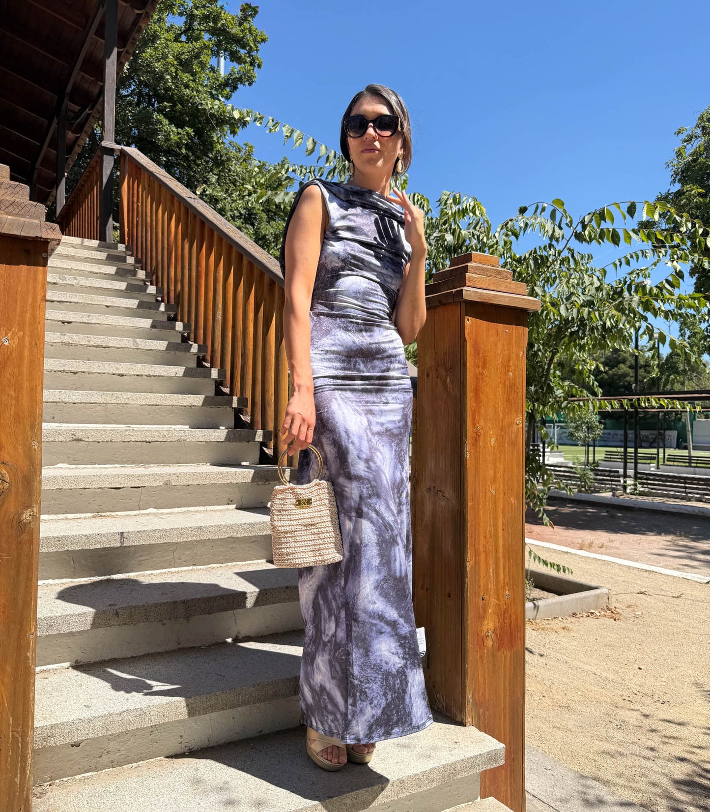 VESTIDO LARGO IGNACIA MORADO