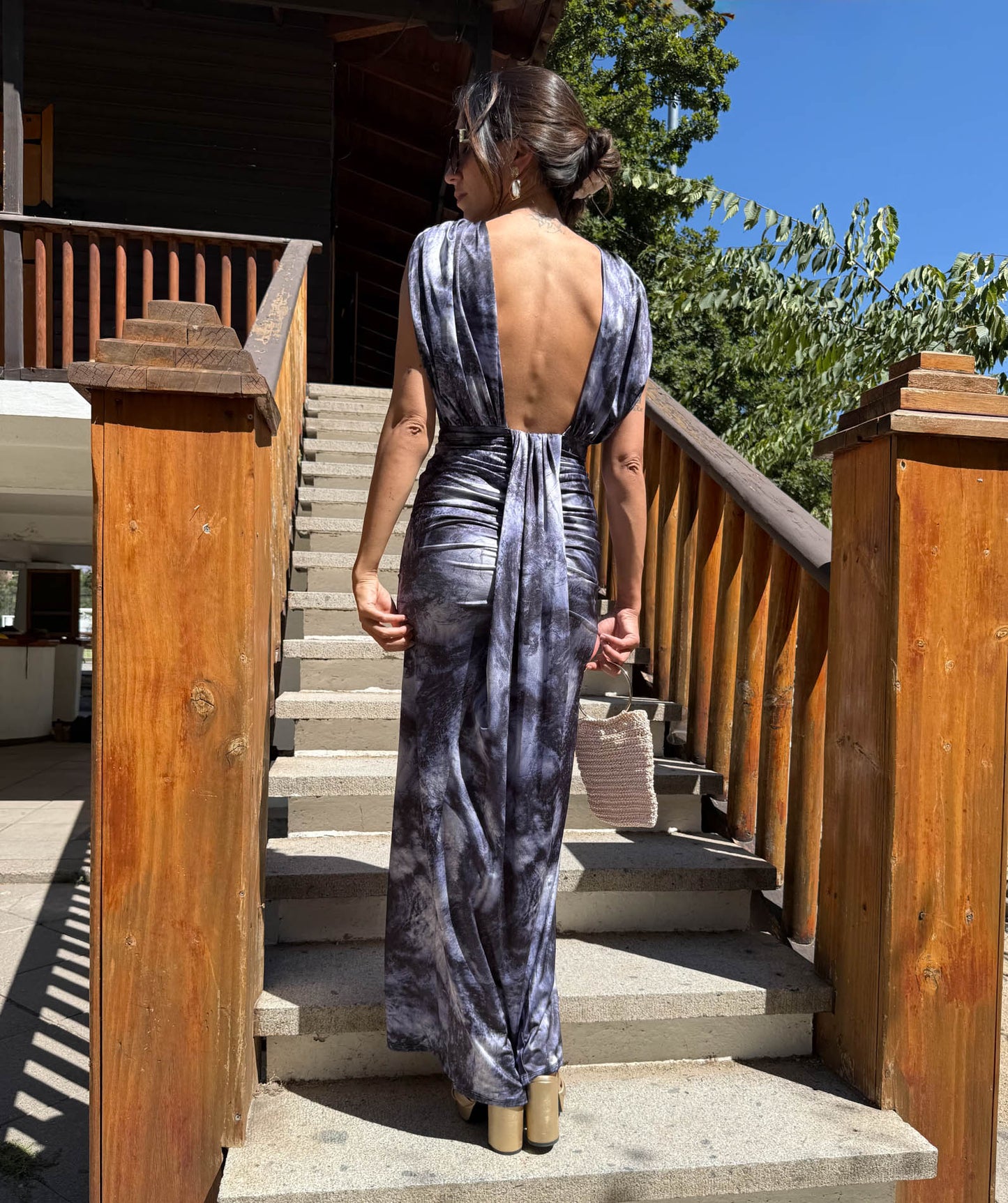 VESTIDO LARGO IGNACIA MORADO