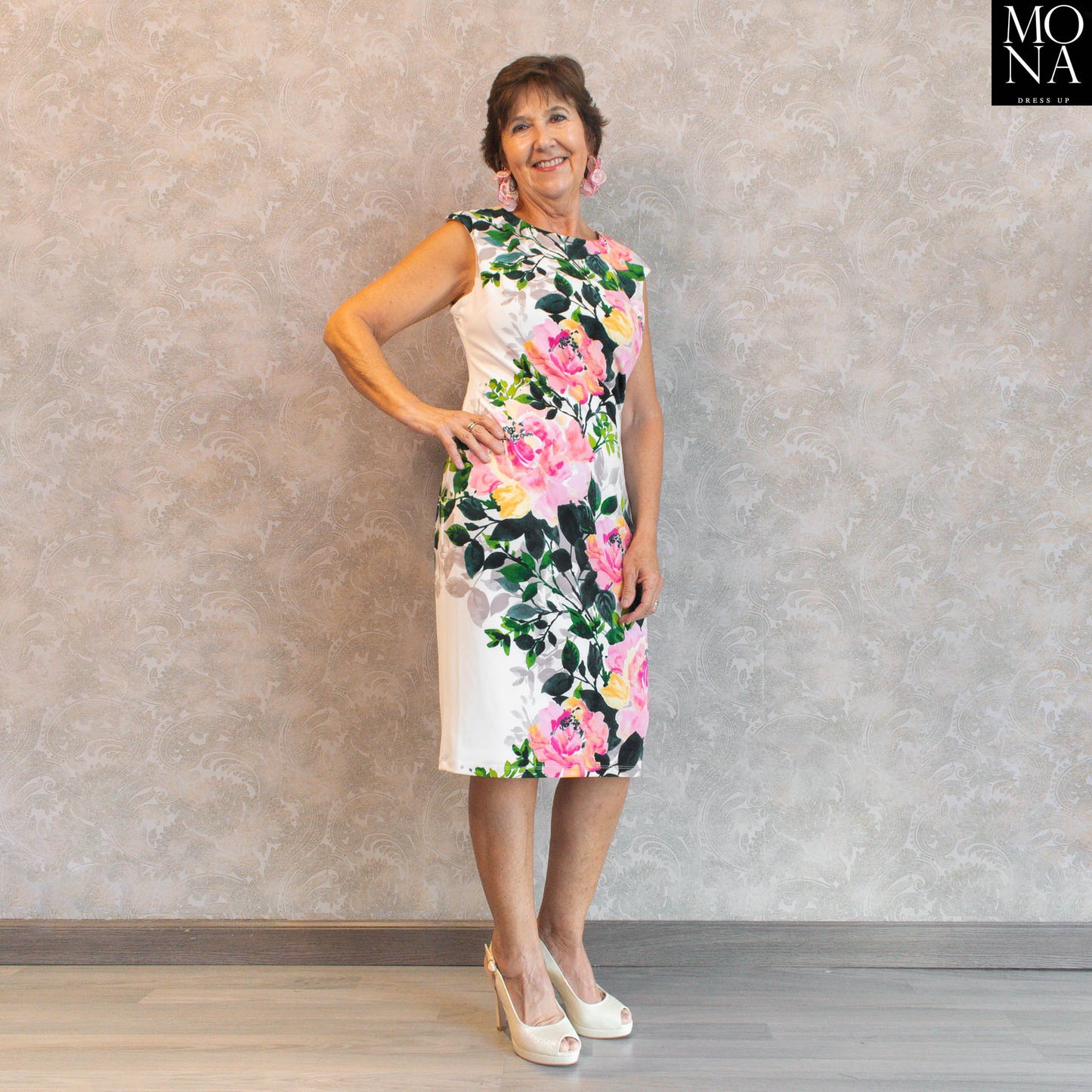 VESTIDO CORTO ALICIA FLORAL