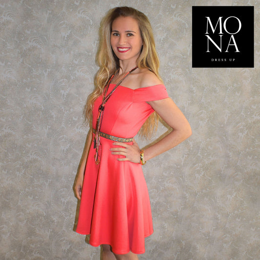VESTIDO CORTO LILI FUCSIA